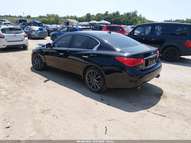 2016 Infiniti Q50 3.0t Red Sport 400 მანქანა იყიდება აუქციონზე, vin: JN1FV7AR8GM450745, აუქციონის ნომერი: 45512035