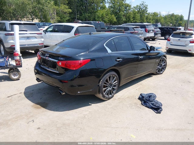2016 Infiniti Q50 3.0t Red Sport 400 მანქანა იყიდება აუქციონზე, vin: JN1FV7AR8GM450745, აუქციონის ნომერი: 45512035