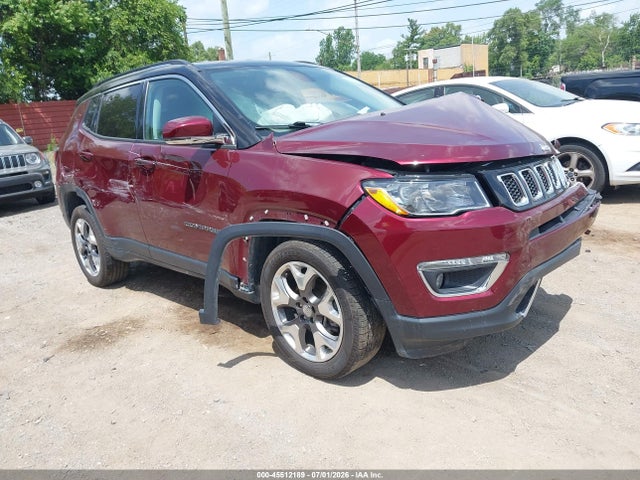 45512189 :رقم المزاد ، 3C4NJDCBXLT246259 vin ، 2020 Jeep Compass Limited 4x4 مزاد بيع