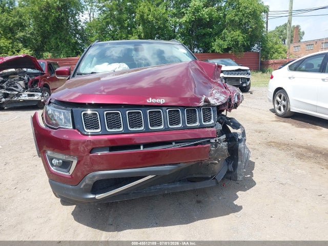 45512189 :رقم المزاد ، 3C4NJDCBXLT246259 vin ، 2020 Jeep Compass Limited 4x4 مزاد بيع
