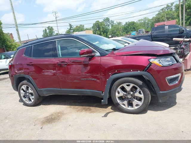 45512189 :رقم المزاد ، 3C4NJDCBXLT246259 vin ، 2020 Jeep Compass Limited 4x4 مزاد بيع