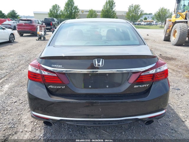 2016 Honda Accord Sport მანქანა იყიდება აუქციონზე, vin: 1HGCR2F54GA085769, აუქციონის ნომერი: 45512232