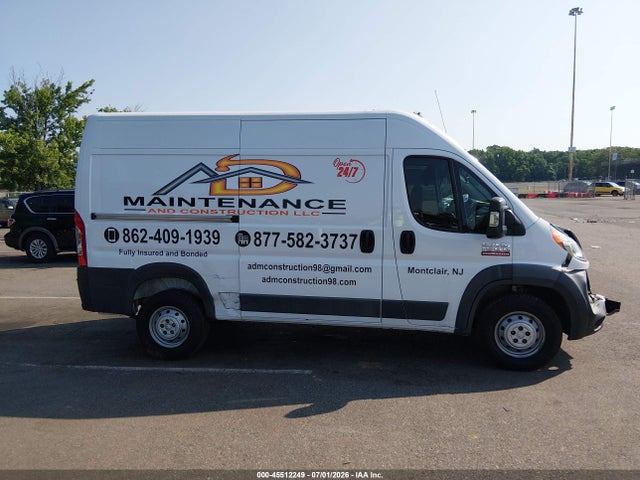 Aukcja sprzedaży 2017 Ram Promaster 1500 High Roof 136 Wb, vin: 3C6TRVBG7HE531099, numer aukcji: 45512249