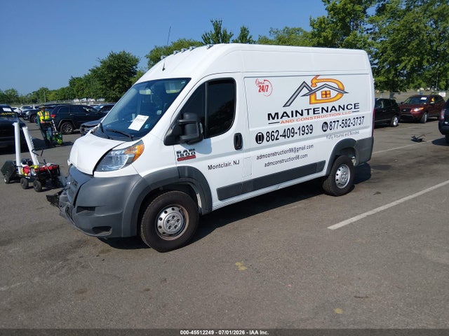 Aukcja sprzedaży 2017 Ram Promaster 1500 High Roof 136 Wb, vin: 3C6TRVBG7HE531099, numer aukcji: 45512249