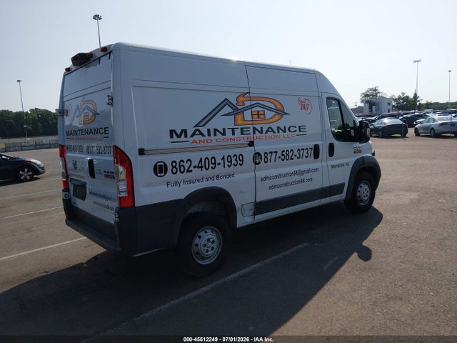 Aukcja sprzedaży 2017 Ram Promaster 1500 High Roof 136 Wb, vin: 3C6TRVBG7HE531099, numer aukcji: 45512249