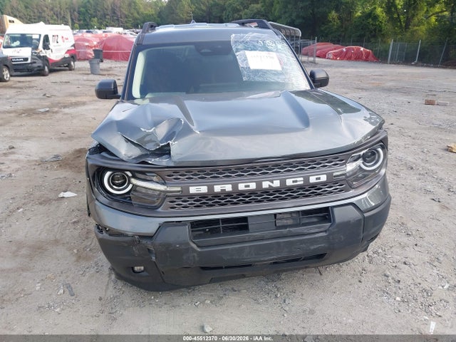 45512370 :رقم المزاد ، 3FMCR9BN8SRE07370 vin ، 2025 Ford Bronco Sport Big Bend مزاد بيع