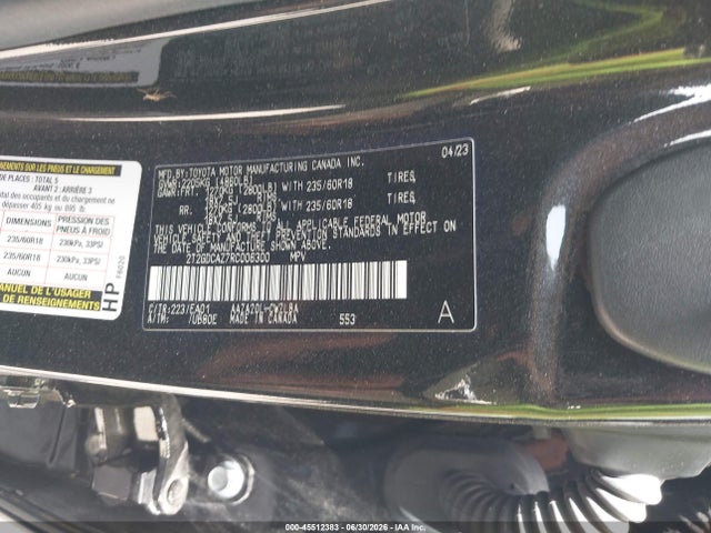 2024 Lexus Nx 250 Premium მანქანა იყიდება აუქციონზე, vin: 2T2GDCAZ7RC006300, აუქციონის ნომერი: 45512383