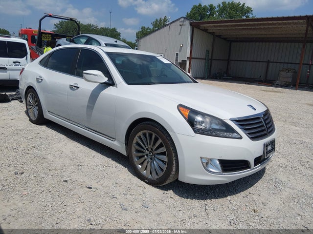 2014 Hyundai Equus Signature მანქანა იყიდება აუქციონზე, vin: KMHGH4JHXEU077392, აუქციონის ნომერი: 45512599