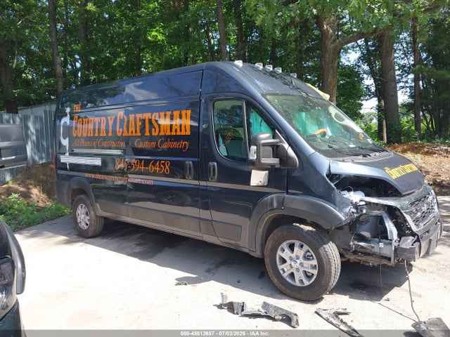 Продаж на аукціоні авто 2026 Ram Promaster 2500 Slt+ High Roof 159 Wb, vin: 3C6LRVDG0TE183961, номер лоту: 45512657