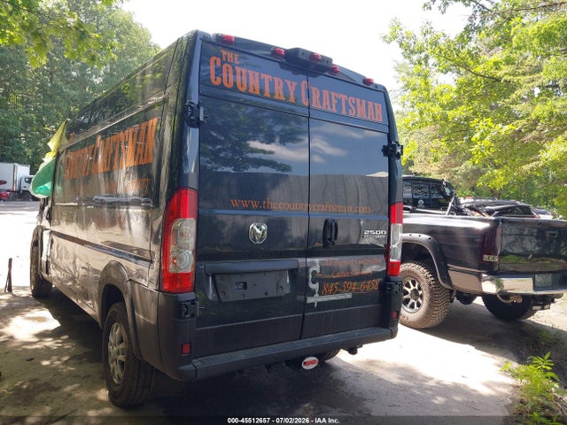 Продаж на аукціоні авто 2026 Ram Promaster 2500 Slt+ High Roof 159 Wb, vin: 3C6LRVDG0TE183961, номер лоту: 45512657