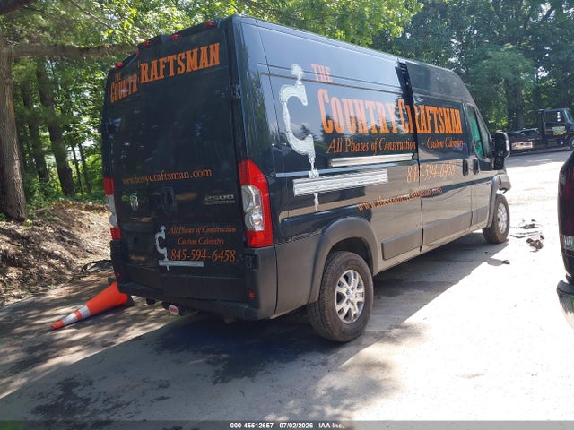 Продаж на аукціоні авто 2026 Ram Promaster 2500 Slt+ High Roof 159 Wb, vin: 3C6LRVDG0TE183961, номер лоту: 45512657