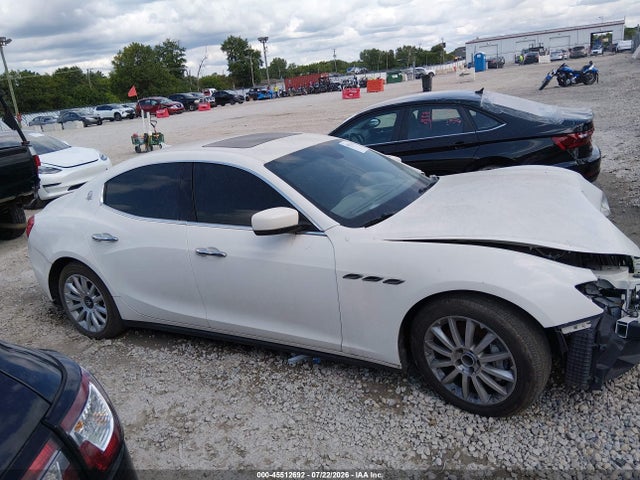 Продажа на аукционе авто 2014 Maserati Ghibli, vin: ZAM57XSA0E1090215, номер лота: 45512692