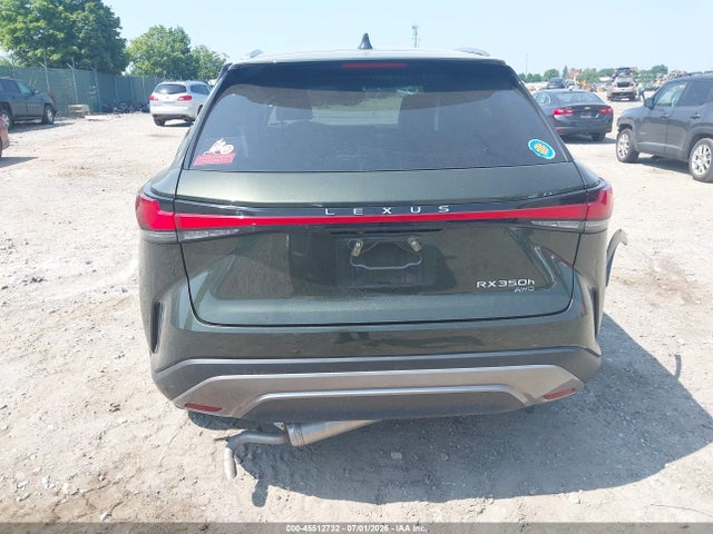 45512732 :رقم المزاد ، 2T2BBMCA5SC076378 vin ، 2025 Lexus Rx 350h Premium مزاد بيع