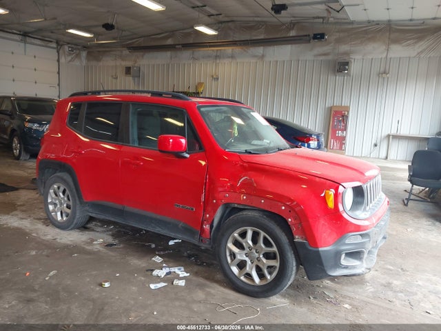 Aukcja sprzedaży 2016 Jeep Renegade Latitude, vin: ZACCJABT2GPE34223, numer aukcji: 45512733