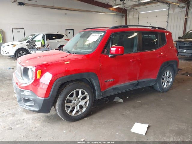 Продаж на аукціоні авто 2016 Jeep Renegade Latitude, vin: ZACCJABT2GPE34223, номер лоту: 45512733