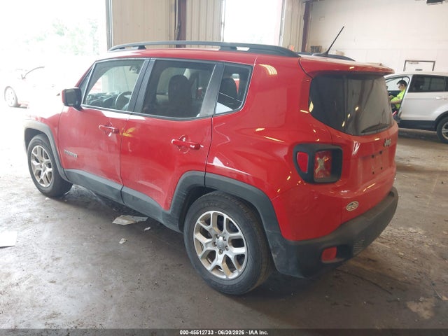 Продаж на аукціоні авто 2016 Jeep Renegade Latitude, vin: ZACCJABT2GPE34223, номер лоту: 45512733