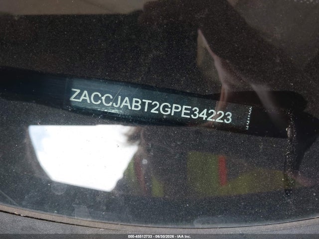 Продаж на аукціоні авто 2016 Jeep Renegade Latitude, vin: ZACCJABT2GPE34223, номер лоту: 45512733