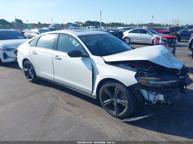 Auction sale of the 2023 Honda Accord Hybrid Sport-l, vin: 1HGCY2F7XPA043479, lot number: 45512780