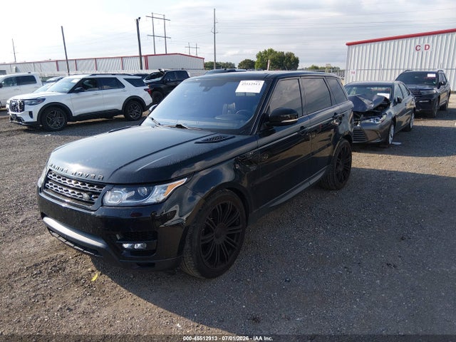 45512913 :رقم المزاد ، SALWR2VF3GA573593 vin ، 2016 Land Rover Range Rover Sport 3.0l V6 Supercharged Hse مزاد بيع