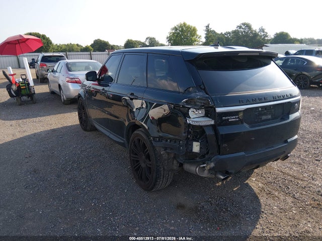 45512913 :رقم المزاد ، SALWR2VF3GA573593 vin ، 2016 Land Rover Range Rover Sport 3.0l V6 Supercharged Hse مزاد بيع
