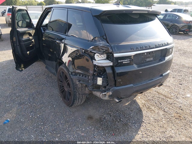 45512913 :رقم المزاد ، SALWR2VF3GA573593 vin ، 2016 Land Rover Range Rover Sport 3.0l V6 Supercharged Hse مزاد بيع