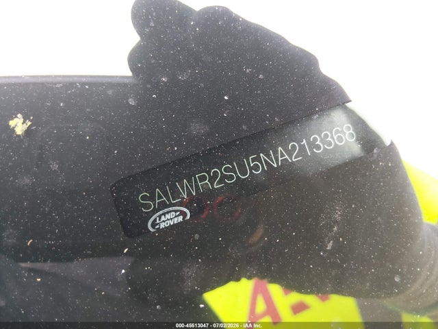 Продаж на аукціоні авто 2022 Land Rover Range Rover Sport Hse Silver Edition Mhev, vin: SALWR2SU5NA213368, номер лоту: 45513047