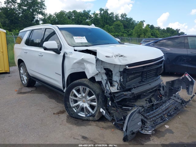 Auction sale of the 2021 Chevrolet Tahoe 4wd High Country, vin: 1GNSKTKT3MR325147, lot number: 45513070