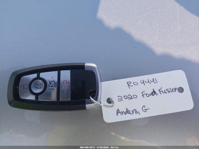 Aukcja sprzedaży 2020 Ford Fusion S, vin: 3FA6P0G75LR262213, numer aukcji: 45513073