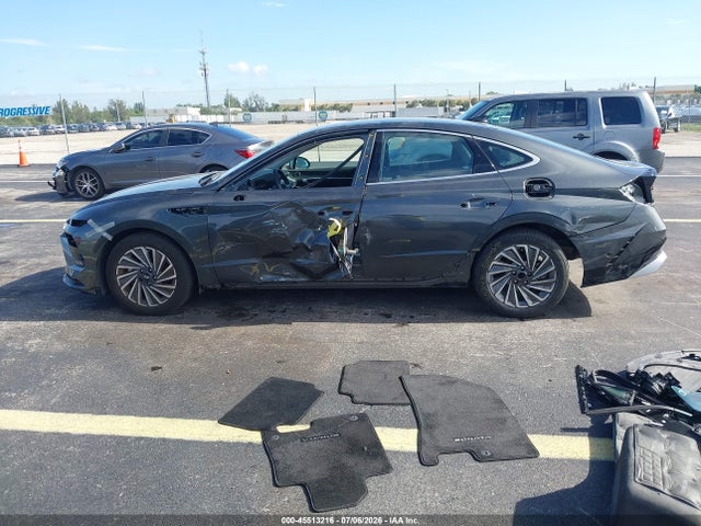 45513216 :رقم المزاد ، KMHL34JJ2SA120555 vin ، 2025 Hyundai Sonata Hybrid Sel مزاد بيع