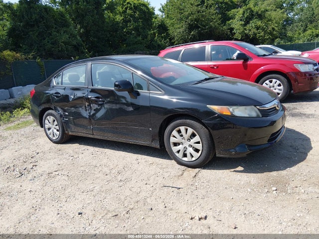 2012 Honda Civic Lx მანქანა იყიდება აუქციონზე, vin: 2HGFB2F59CH600178, აუქციონის ნომერი: 45513248
