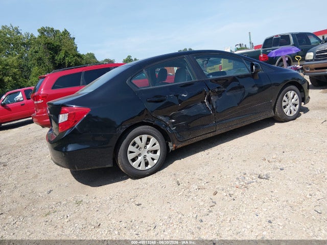 2012 Honda Civic Lx მანქანა იყიდება აუქციონზე, vin: 2HGFB2F59CH600178, აუქციონის ნომერი: 45513248