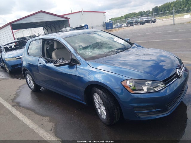 2015 Volkswagen Golf Tsi S 2-door მანქანა იყიდება აუქციონზე, vin: 3VW917AUXFM067528, აუქციონის ნომერი: 45513338