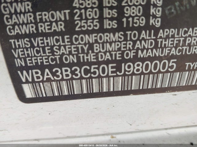 Продаж на аукціоні авто 2014 Bmw 328i Xdrive, vin: WBA3B3C50EJ980005, номер лоту: 45513415