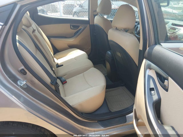 2013 Hyundai Elantra Gls მანქანა იყიდება აუქციონზე, vin: 5NPDH4AE3DH172396, აუქციონის ნომერი: 45513417