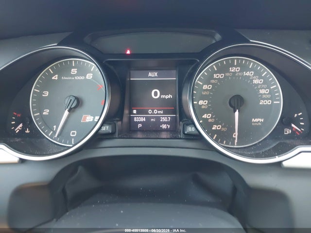 2011 Audi S5 3.0 Premium Plus მანქანა იყიდება აუქციონზე, vin: WAUCGAFH5BN005810, აუქციონის ნომერი: 45513508