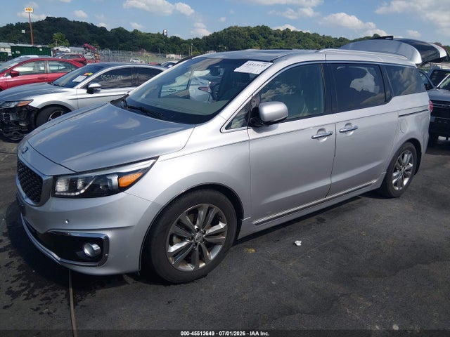 2016 Kia Sedona Sx Luxury მანქანა იყიდება აუქციონზე, vin: KNDME5C18G6186172, აუქციონის ნომერი: 45513649