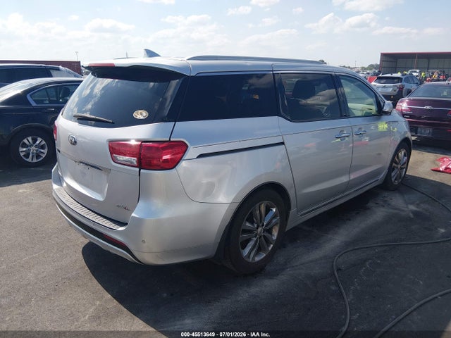 2016 Kia Sedona Sx Luxury მანქანა იყიდება აუქციონზე, vin: KNDME5C18G6186172, აუქციონის ნომერი: 45513649