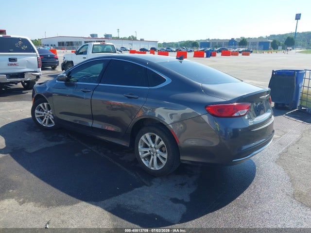 2015 Chrysler 200 Limited მანქანა იყიდება აუქციონზე, vin: 1C3CCCABXFN652601, აუქციონის ნომერი: 45513709