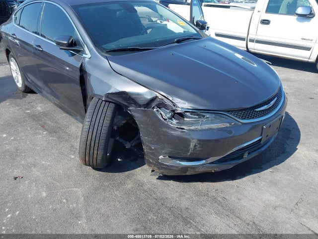 2015 Chrysler 200 Limited მანქანა იყიდება აუქციონზე, vin: 1C3CCCABXFN652601, აუქციონის ნომერი: 45513709