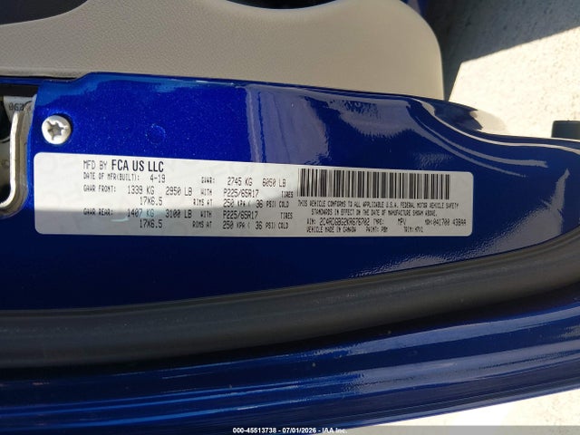 Dodge Grand Caravan Se 2019 2C4RDGBG2KR676702 Image 9