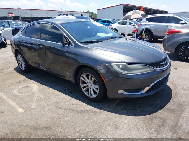 2015 Chrysler 200 Limited მანქანა იყიდება აუქციონზე, vin: 1C3CCCAB7FN705366, აუქციონის ნომერი: 45513775