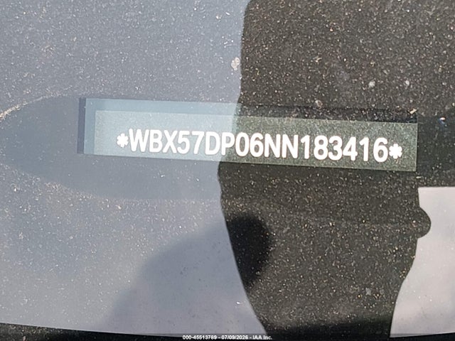 Продаж на аукціоні авто 2022 Bmw X3 Xdrive30i, vin: WBX57DP06NN183416, номер лоту: 45513789