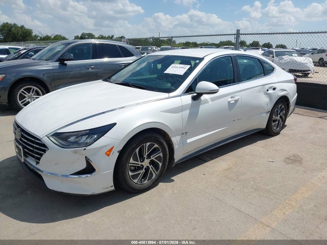 Hyundai Sonata Blue 2021 KMHL24JJ1MA021702 Image 2