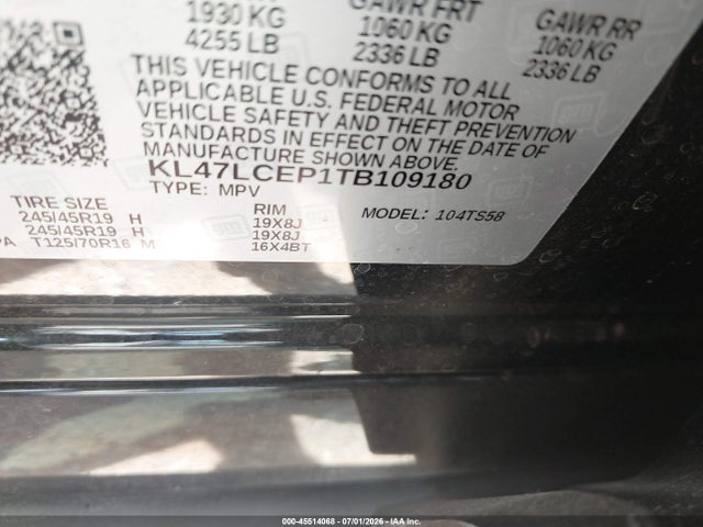 Продаж на аукціоні авто 2026 Buick Envista Avenir Fwd, vin: KL47LCEP1TB109180, номер лоту: 45514068
