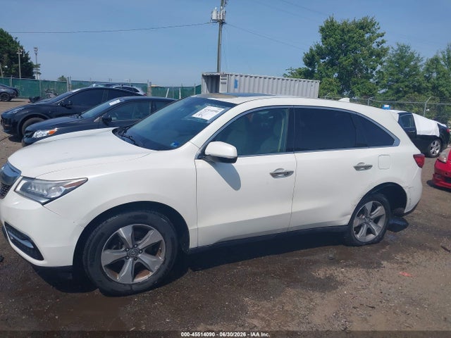 45514090 :رقم المزاد ، 5FRYD4H26FB033016 vin ، 2015 Acura Mdx مزاد بيع