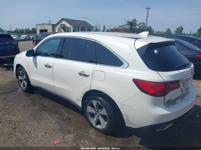 45514090 :رقم المزاد ، 5FRYD4H26FB033016 vin ، 2015 Acura Mdx مزاد بيع