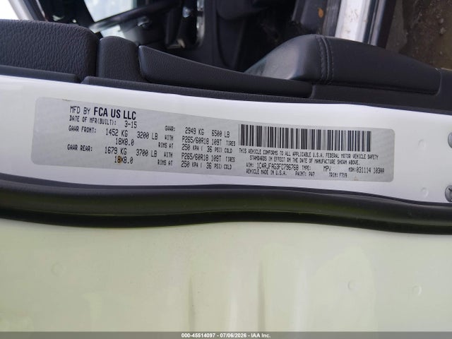 1C4RJFAG3FC796768 Jeep Grand Cherokee Laredo