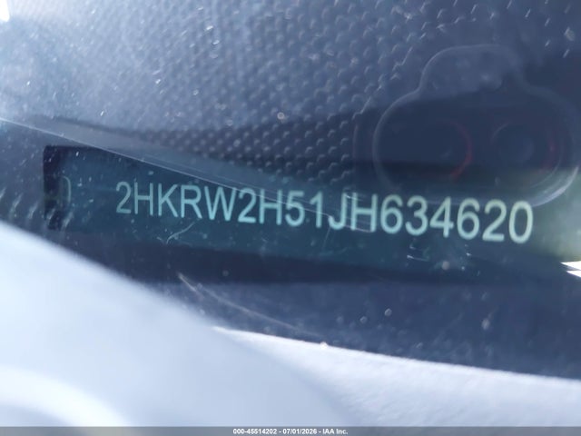 45514202 :رقم المزاد ، 2HKRW2H51JH634620 vin ، 2018 Honda Cr-v Ex مزاد بيع