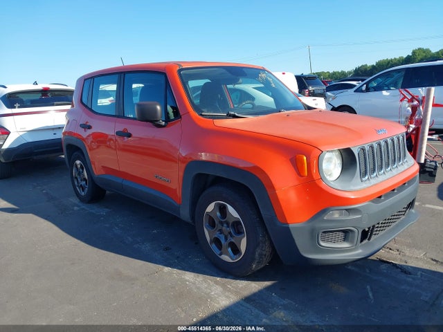 Продажа на аукционе авто 2015 Jeep Renegade Sport, vin: ZACCJAAH4FPC30986, номер лота: 45514365
