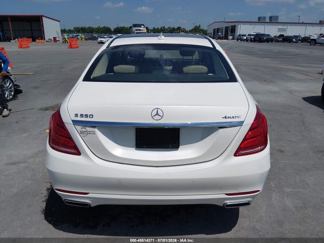 Aukcja sprzedaży 2016 Mercedes-benz S 550 4matic, vin: WDDUG8FBXGA214265, numer aukcji: 45514371